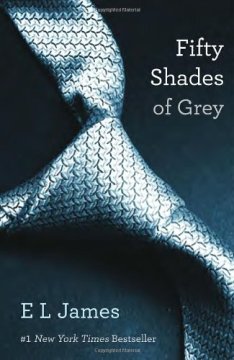 Fifty Shades of Grey, the first in the series trilogy.
