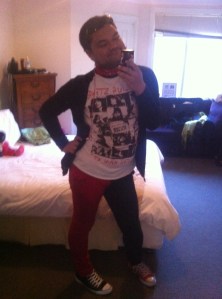 Split leg jean swag!