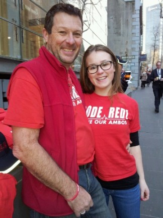 My Dad ad I at the last rally we went to.