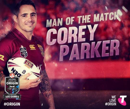 Because if anyone was going to be the thumbnail of this piece, it was Cozza. (SOURCE: Queensland Maroons Facebook page)