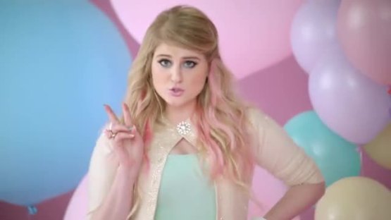 Does anyone else want fairy floss after looking at this picture? (Screenshot from "All About That Bass" music video)