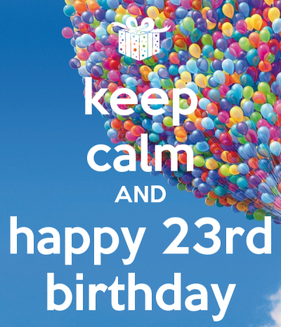 Yes I am wishing myself a happy birthday on my own website. What of it?